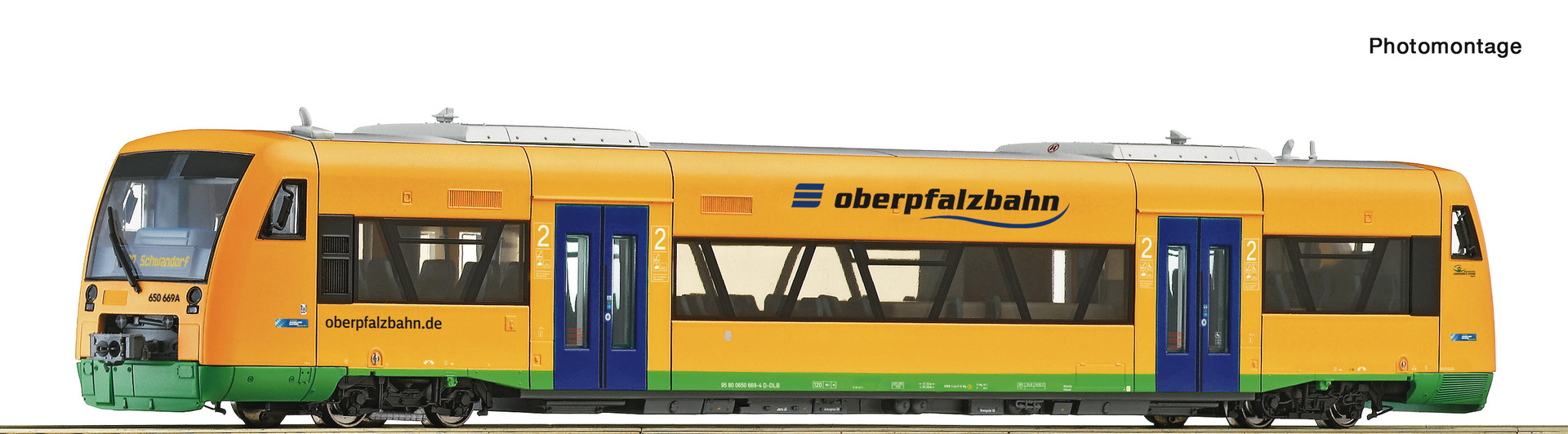 Roco 70193 Spur H0 Triebwagen BR 650 Regioshuttle Oberpfalz