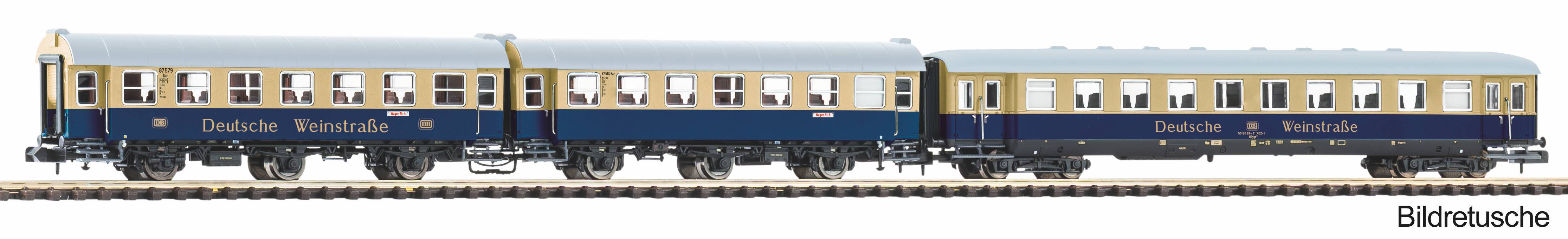 PIKO 40630 Spur N   N 3er Set 2x Umbauwagen mit 1x S190