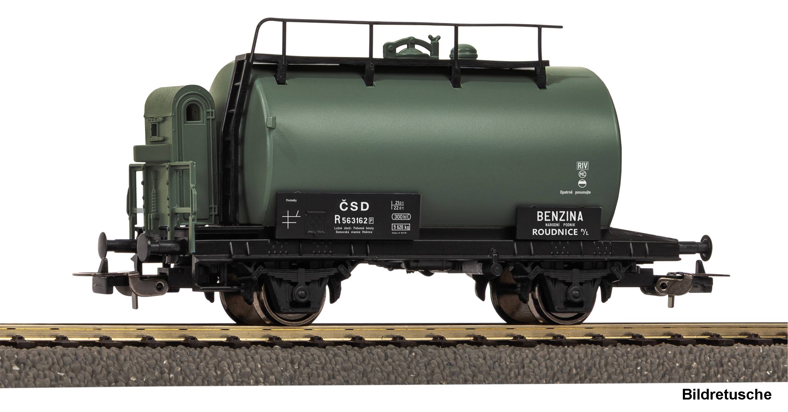 PIKO 27754 Spur H0  Kesselwagen Benzina CSD IV      25,5