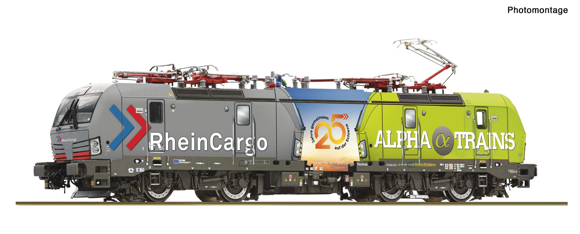 ROCO 7500185 Spur H0 E-Lok 7193 Alpha Trains/Rheincarg269,9