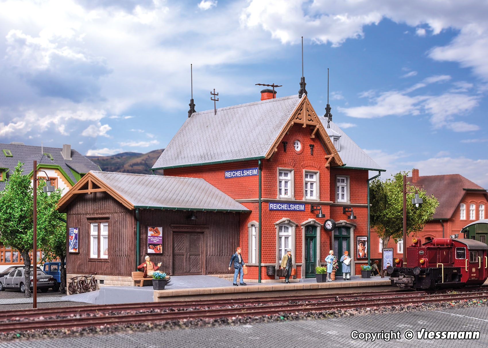 Kibri 39492 Spur H0 Bahnhof Reichelsheim           47,5