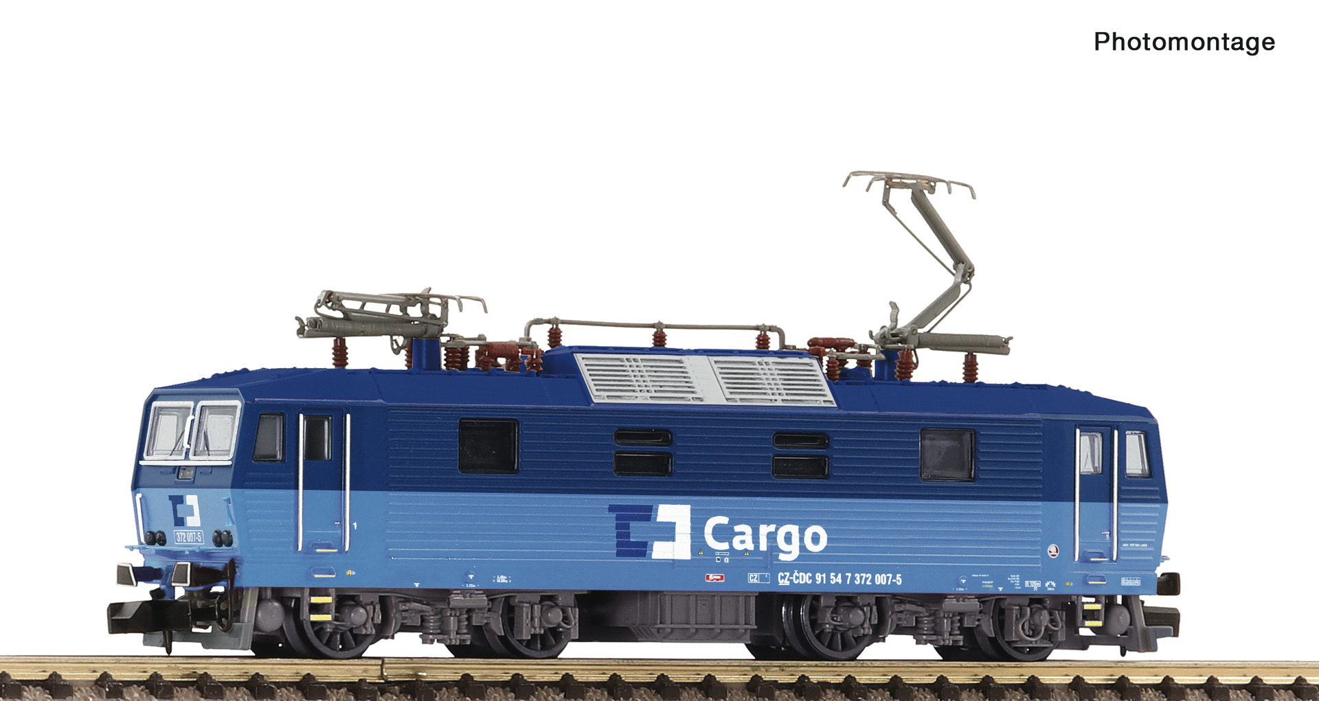 FLEISCHMANN 7570068 Spur N  E-Lok Rh 372 CD Cargo DCC-Sound