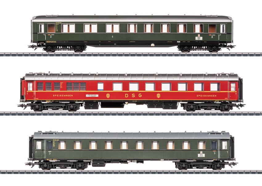 Märklin 42533 Spur H0  Schnellzugwagen-Set 2 zum D 74
