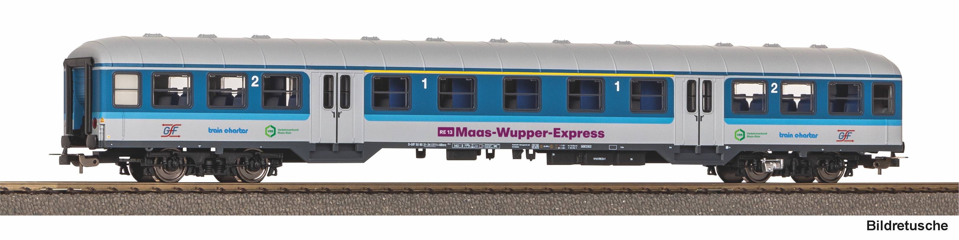 PIKO 23605 Spur H0  Nahverkehrswagen 1. / 2. Klasse 64