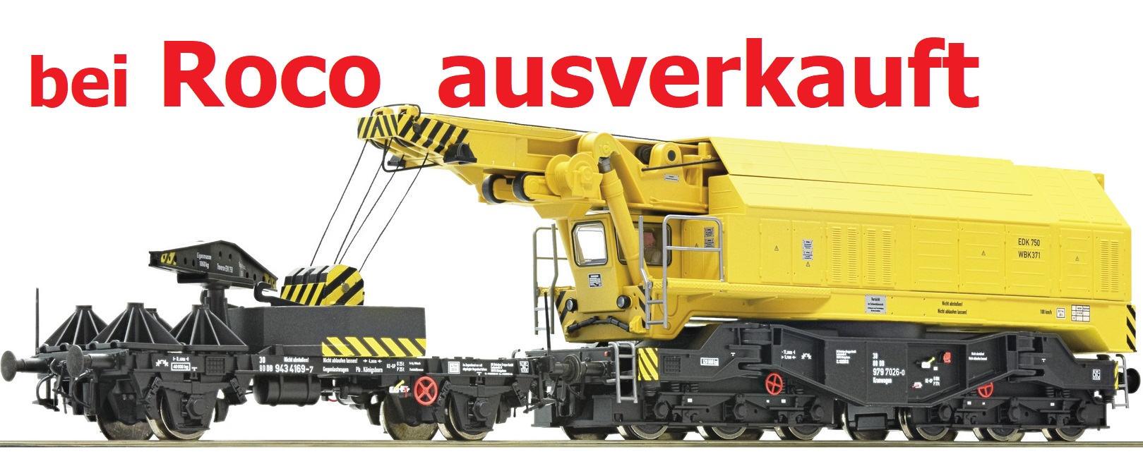 ROCO 79035 Spur H0  Digitalkran EDK 750 DB