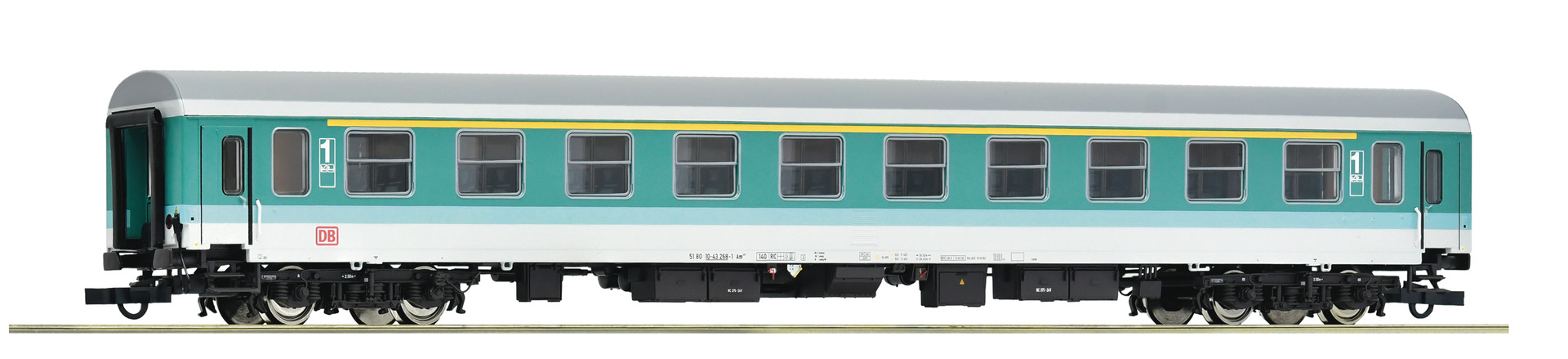 ROCO 74807 Spur H0 Reisezugwg. 1. Kl. DB Regio tü     76,9