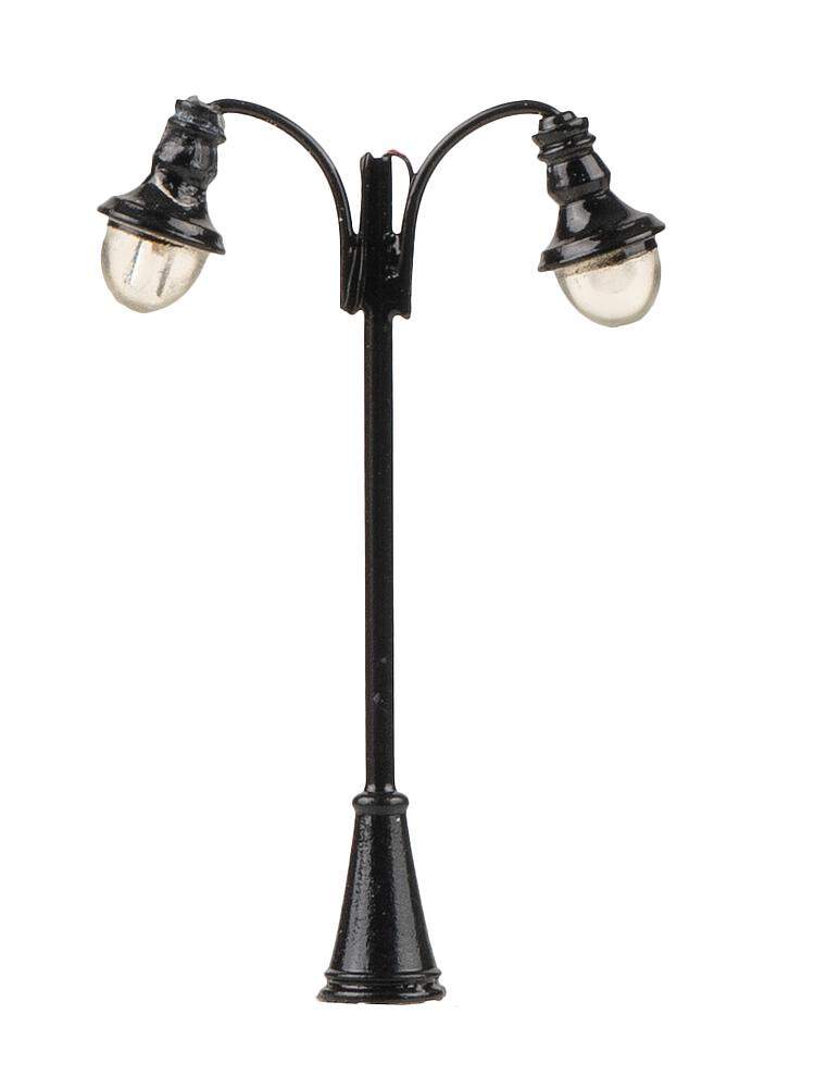 Faller 272226 Spur N LED-Laterne, Bogenleuchten, kaltweiß