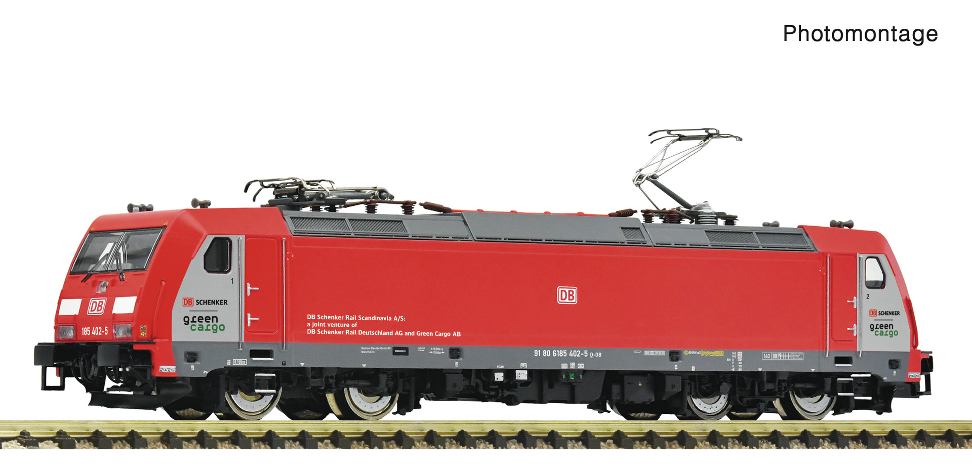 FLEISCHMANN 7560085 Spur N  E-Lok 185 402 Railion Scandinavi