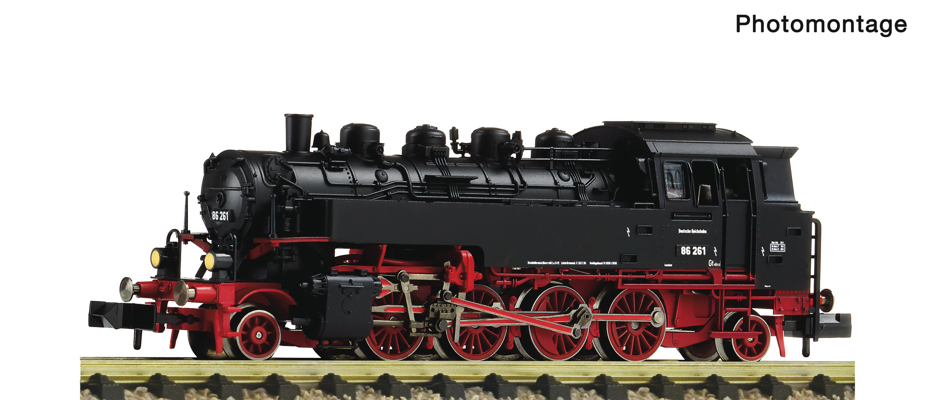 FLEISCHMANN 7160036 Spur N  Dampflok BR 86 DRG DC