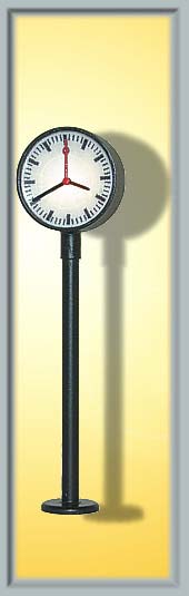 Viessmann 5080 Spur H0 Bel. Bahnsteiguhr, LED wei  19,5