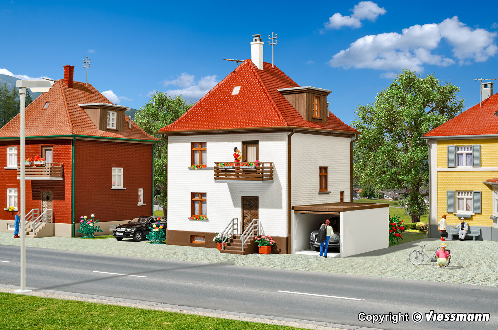 Kibri 38200 Spur H0 Siedlungshaus mit Garage       42,5