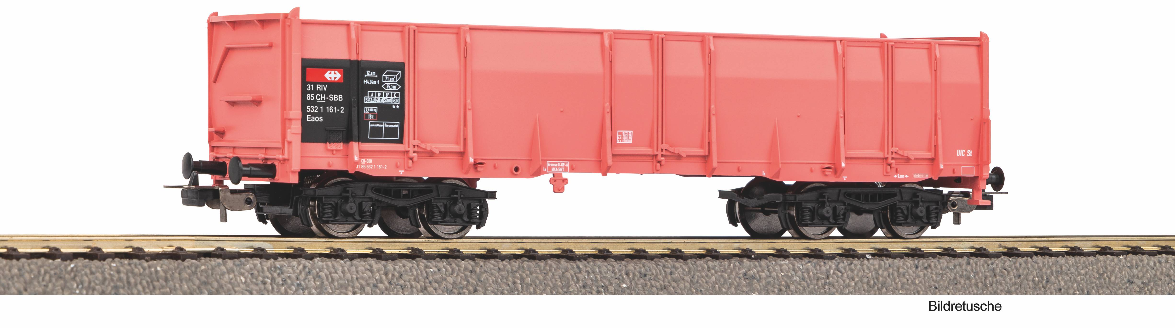 Piko 98559F3 Hochbordwagen Eaos SBB V, pink, #3 15  15
