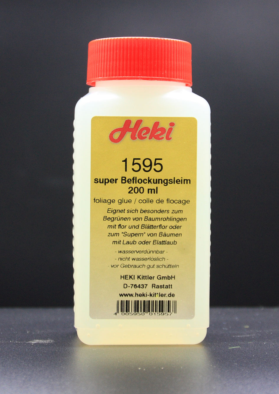 Heki 1595  Super Beflockungsleim 200 ml             11,2