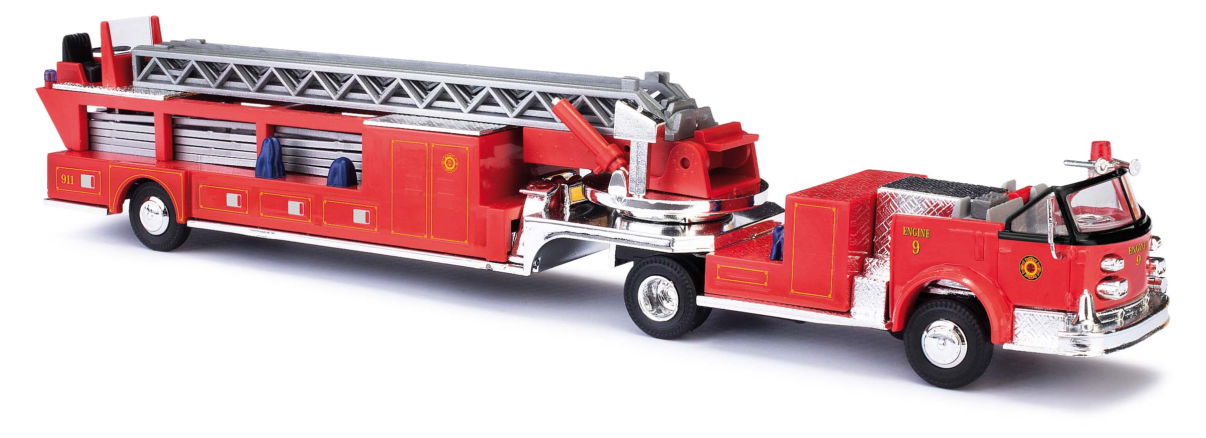 H0     LaFrance Leitertrailer offen             [UVP  38.99]