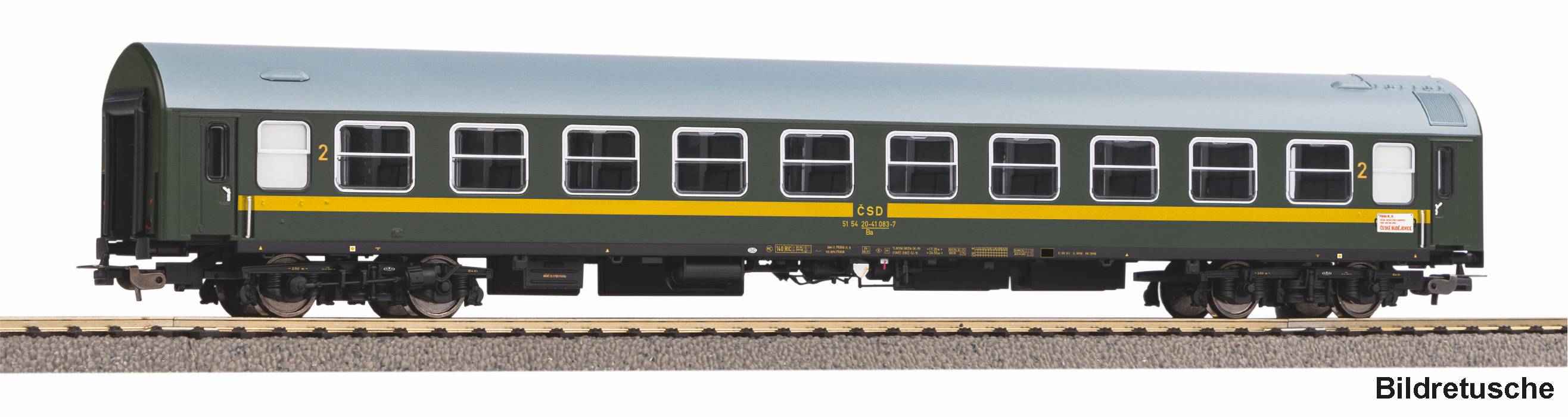 PIKO 58569 Spur H0  Personenwagen Y-Wagen 2. Klasse 84,5
