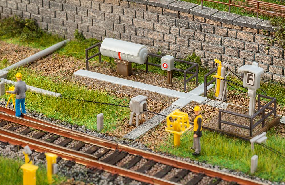 Faller Spur H0 4 Weichenheizungen mit Zubehoer Bahnbauten