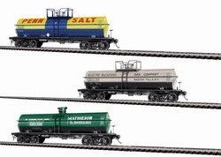 Trix 24908 Spur H0 Set 3 Tank Car ACF