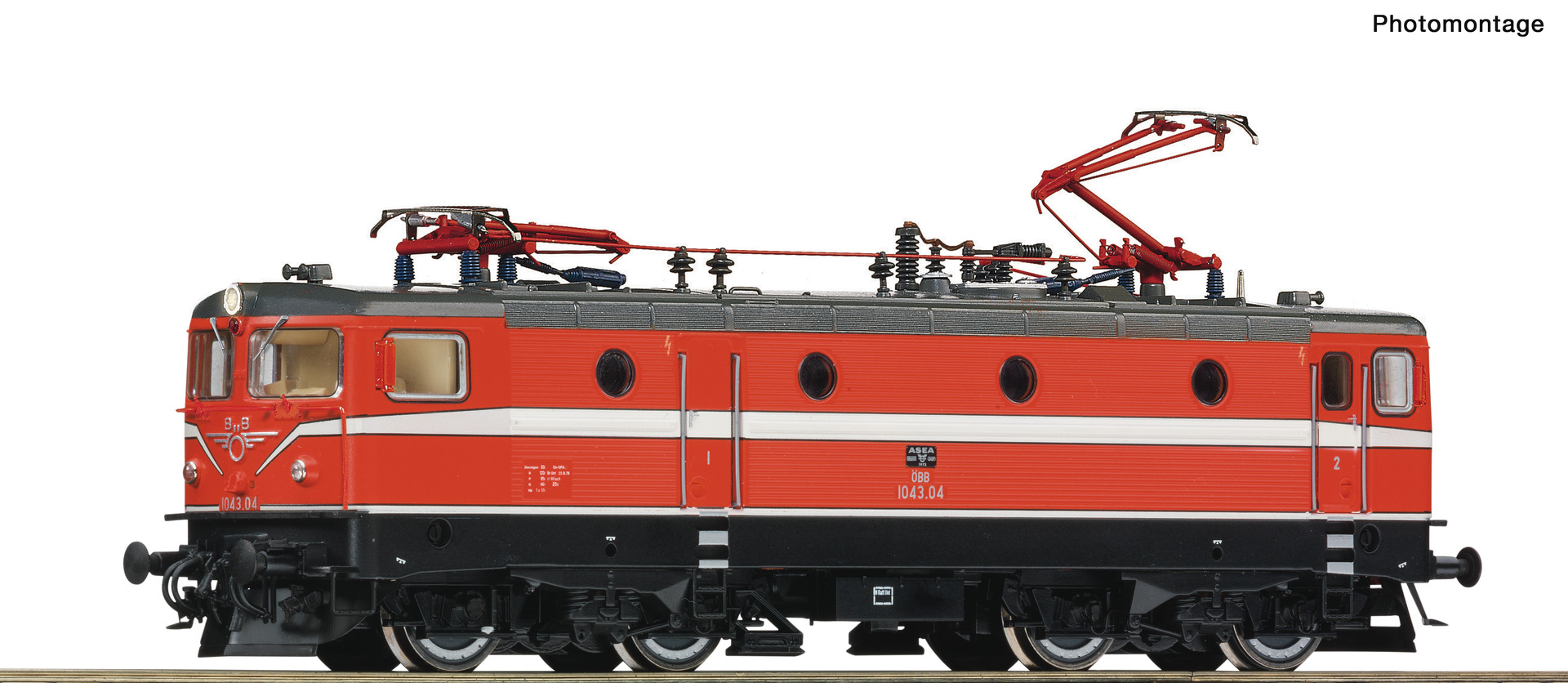 ROCO 70453 Spur H0= E-Lok Rh 1043.04 ÖBB Ep 4 analog     #ey