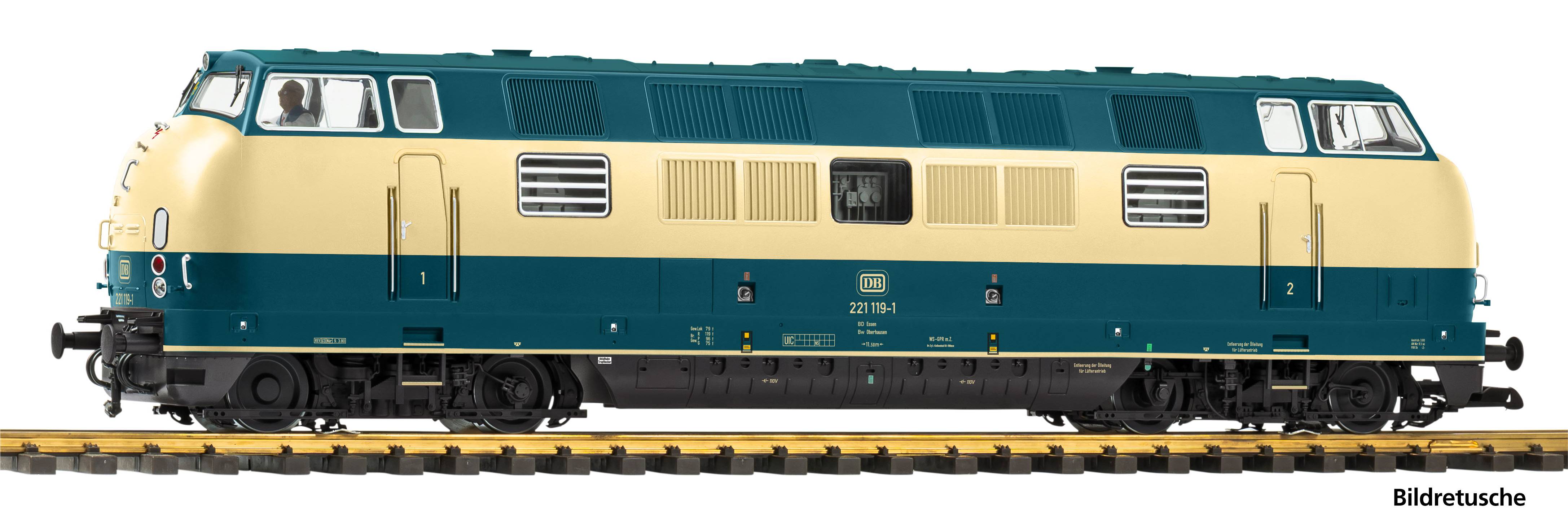 PIKO 37463 Spur G Sound-Diesellokomotive BR 221 DB I876