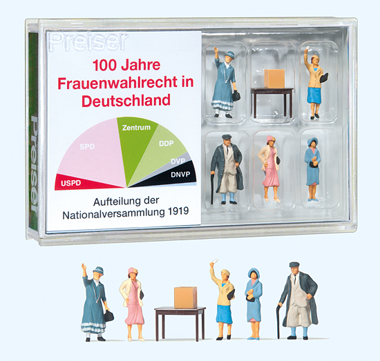 Spur H0 100 Jahre Frauenwahlrecht in   NH2019    Preiser H0
