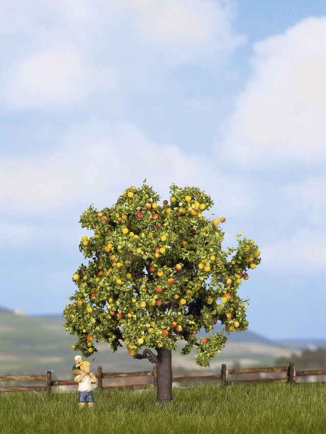 NOCH 21560 Spur  H0 Apfelbaum mit Früchten 7,5 cm ho8,99