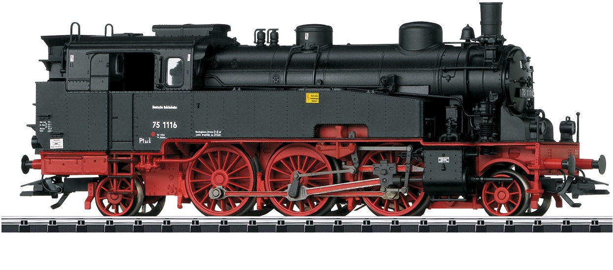 Trix 22792 Spur H0=Tenderdampflok BR 75 DB Ep 3  Dampf+Sound