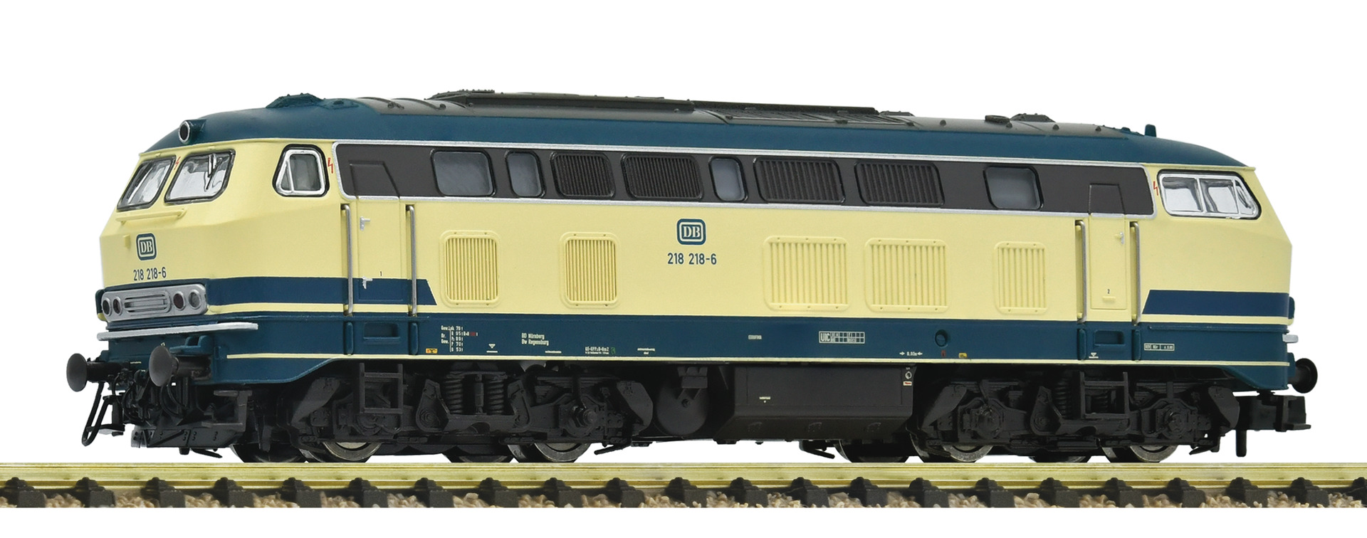 FLEISCHMANN 7360036 Spur N  Diesellok 218 218 DB DC