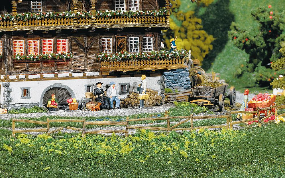 Faller 272407 Spur N Weide- und Jägerzaun, 249 mm/272 mm