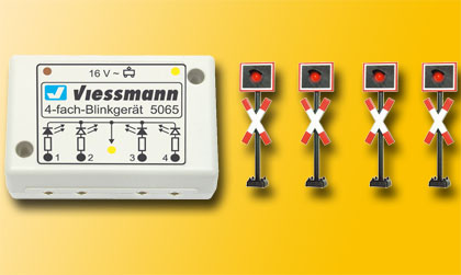 Viessmann 5800 Spur N Andreaskreuze,4 St.+Blinkel  57,95