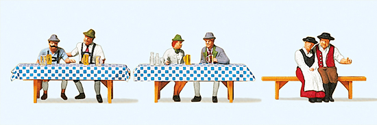 Spur H0 Auf dem Oktoberfest (2)                  Preiser H0