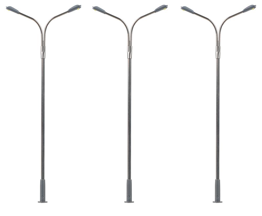 Faller 180101 Spur H0 LED-Straßenbeleuchtungen, Peitschenleu
