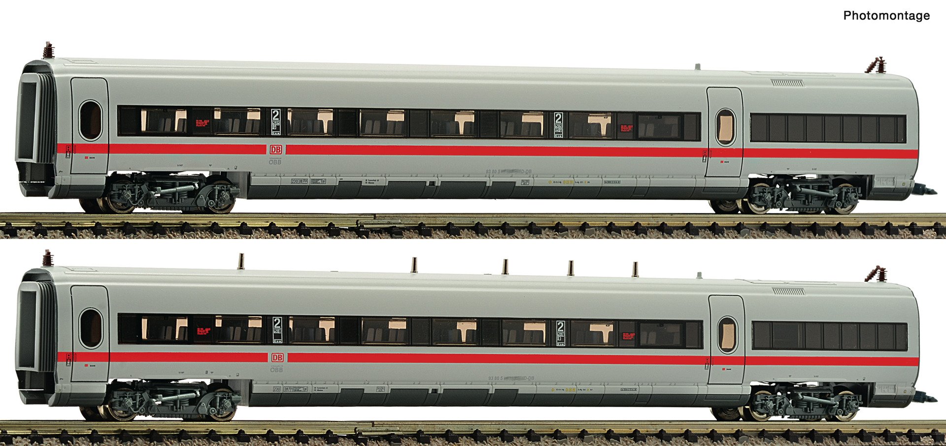 Fleischmann 746402  Spur N ICE-T Erg.#2 2-tlg. DB AG