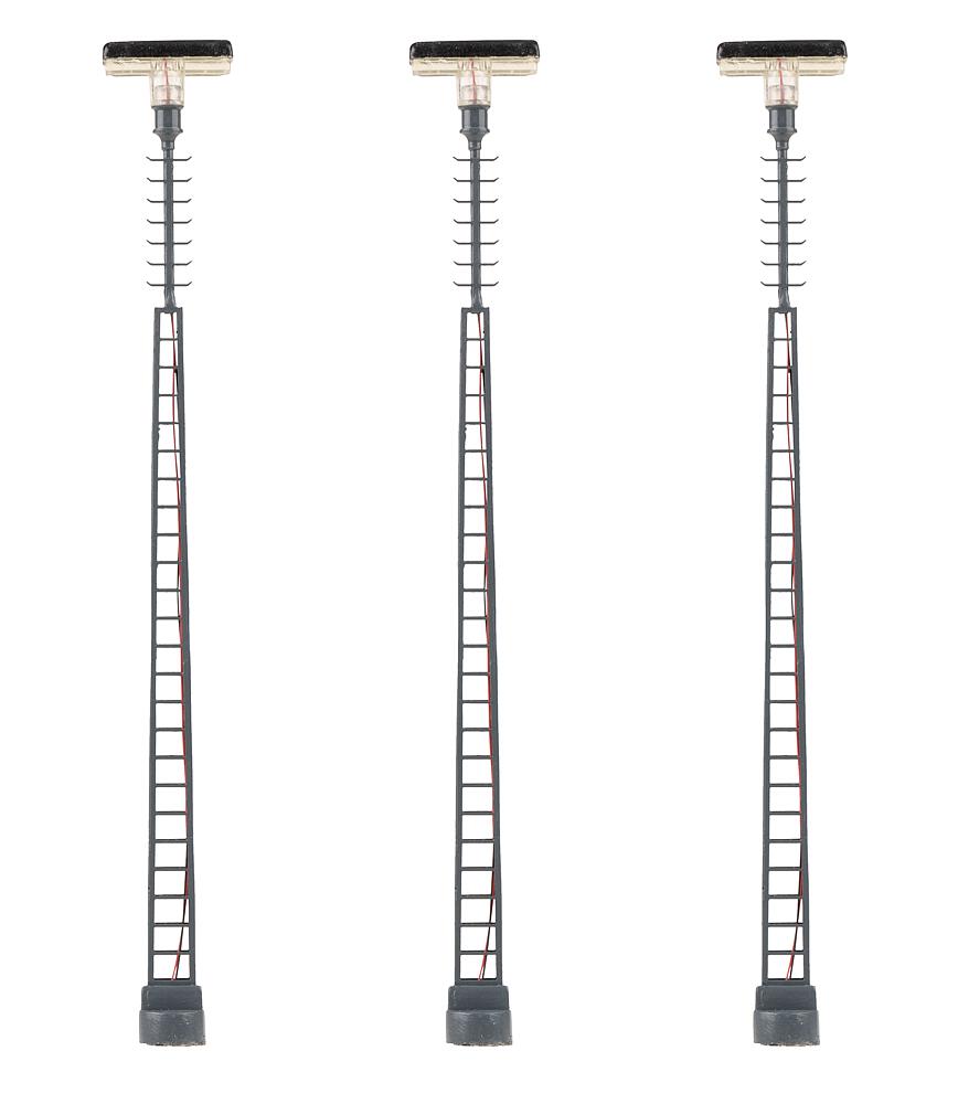Faller 180118 Spur H0 LED-Gittermast-Aufsatzleuchte, warmwei