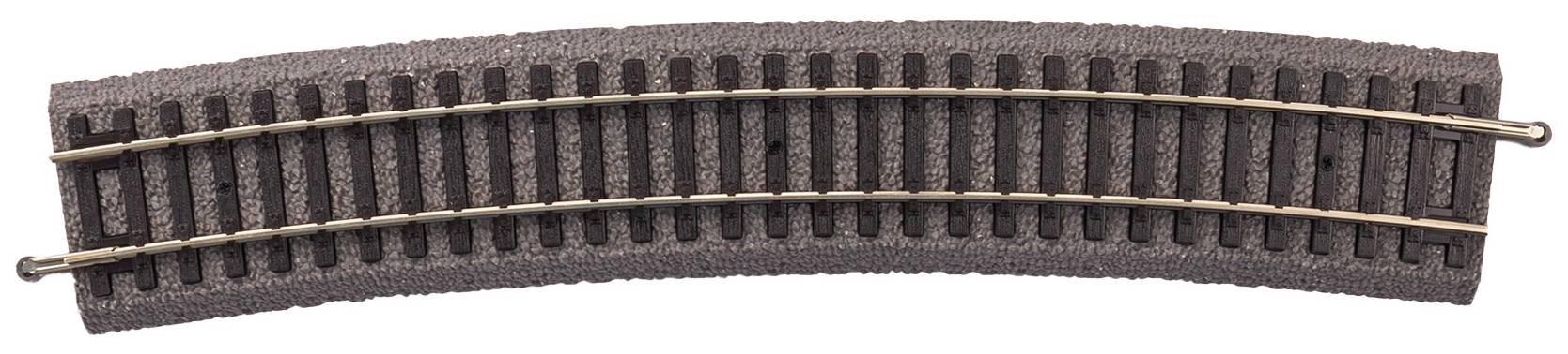PIKO 55419 H0 Bogen mit Bettung R9, 908 mm,