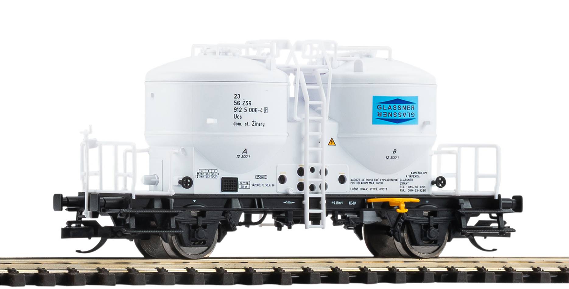 PIKO 47759 Spur TT  TT Zementsilowagen ZSR V        46