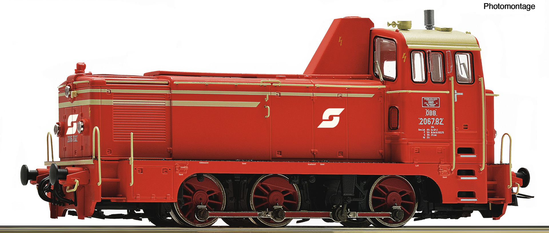 ROCO 7300064 Spur H0 Diesellok Rh 2067 ÖBB DC         239,9