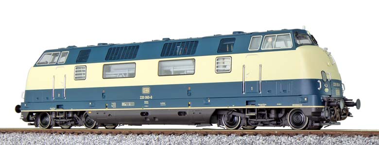 ESU 31751 =+~ Diesellok Spur H0 BR 220 060 DB ozeanblau Ep 4