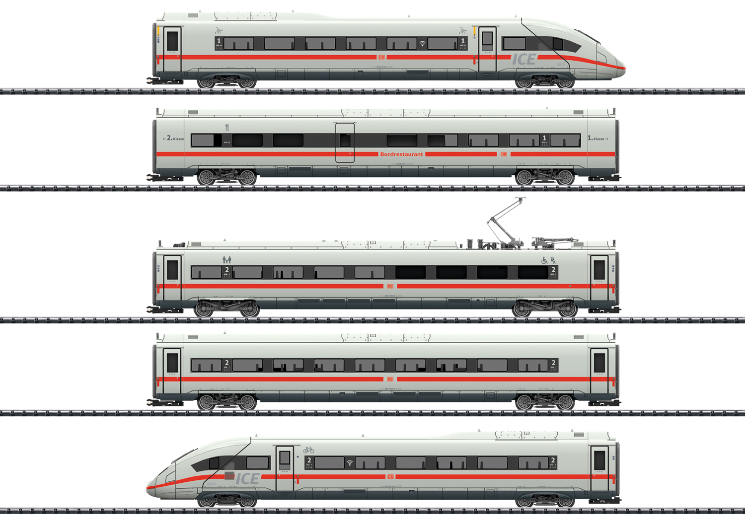 Trix 22971 Spur H0 Triebwagenzug ICE 4 Baureihe 41    839