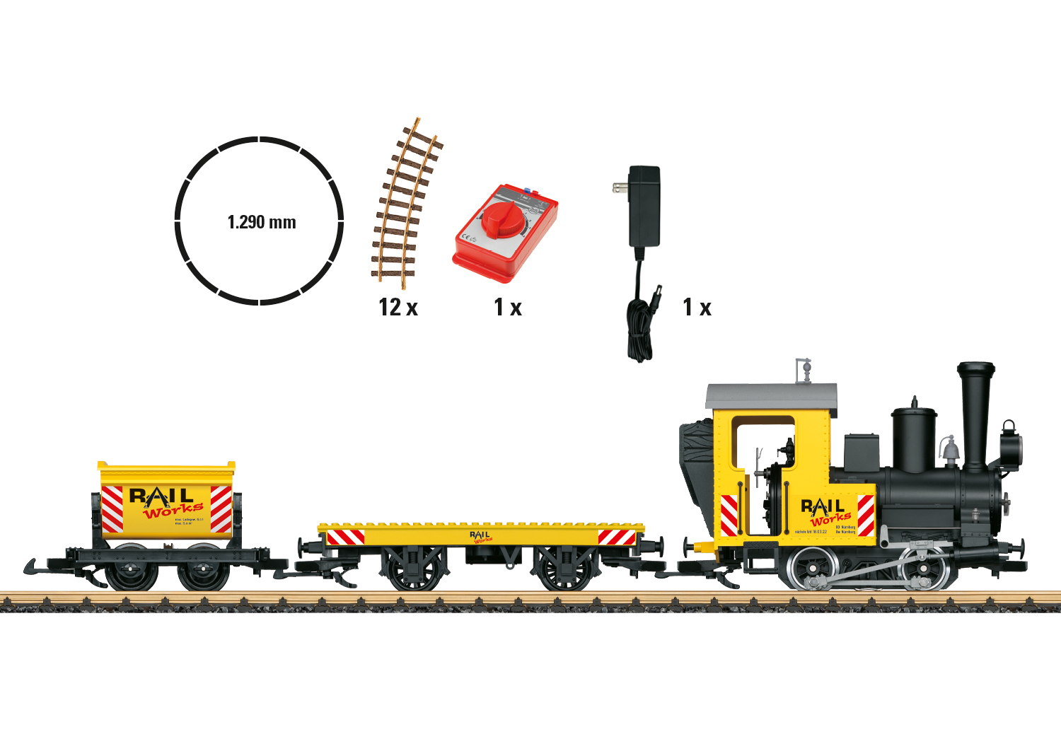 LGB 72504 Spur G Startset Baustelle 120 V