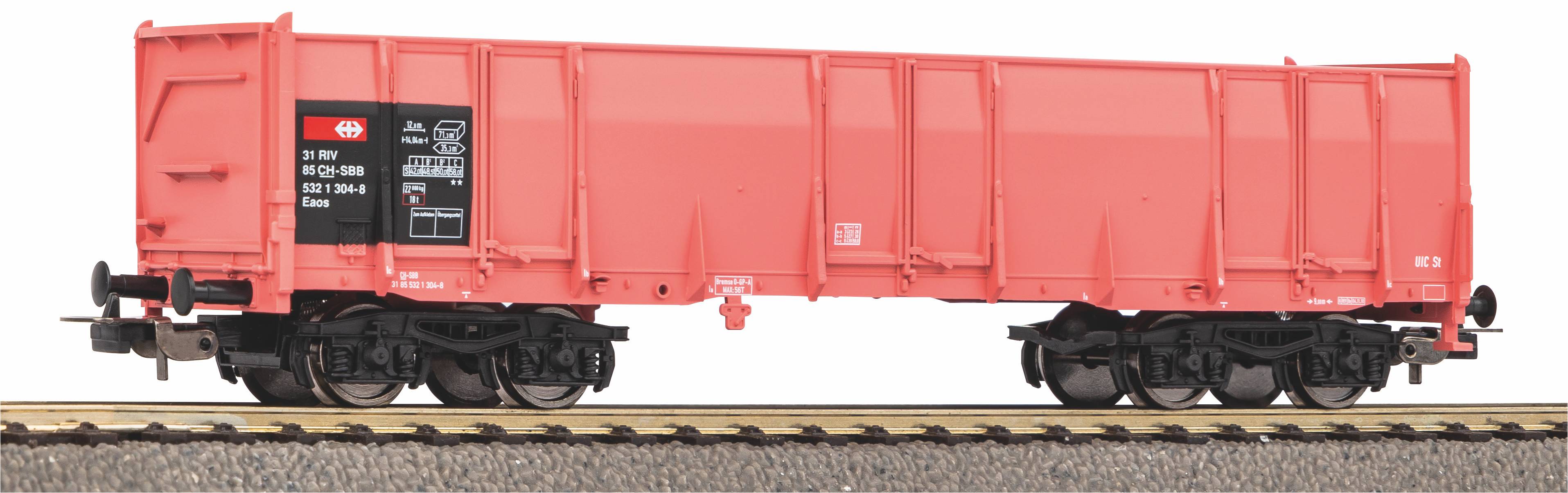 Spur H0 Hochbordwagen Eaos pink SBB Ep 5