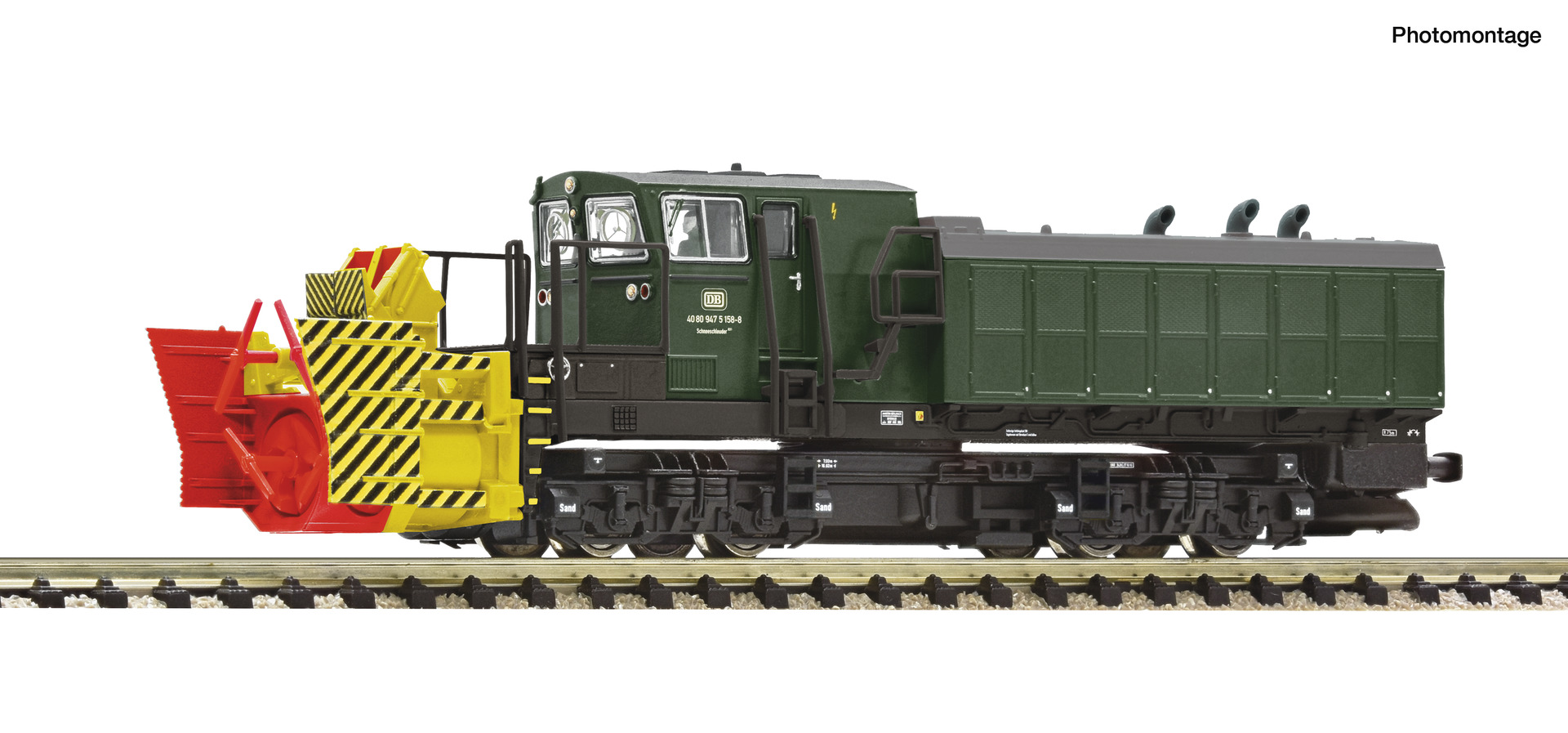 FLEISCHMANN 7370040 Spur N  Beilhack Schneeschleuder (449,9