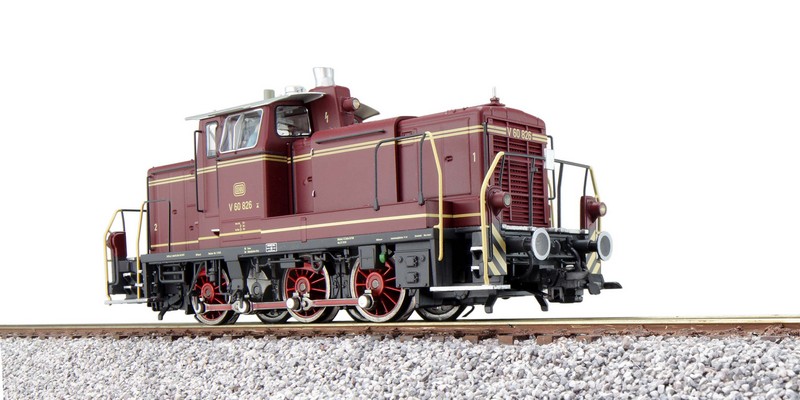 ESU 31740 =+~ Diesellok, H0, V60, V60 826 DB, altrot Ep 3 ey