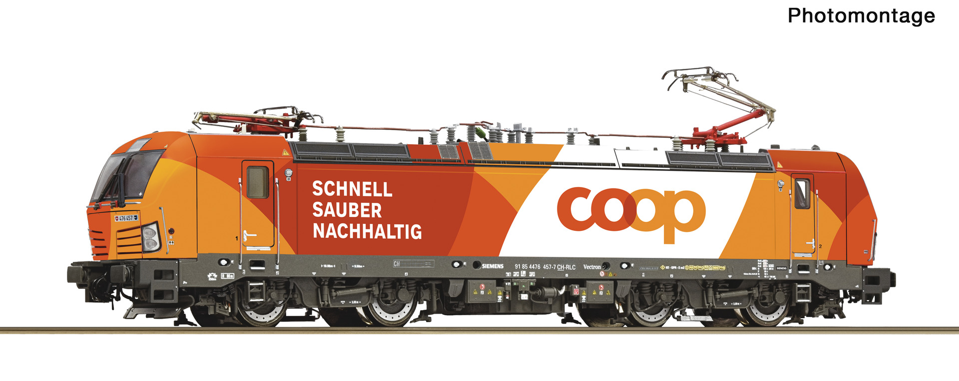 ROCO 7520175 Spur H0 E-Lok Rem 476 457-7 Coop AC-Sound399,9