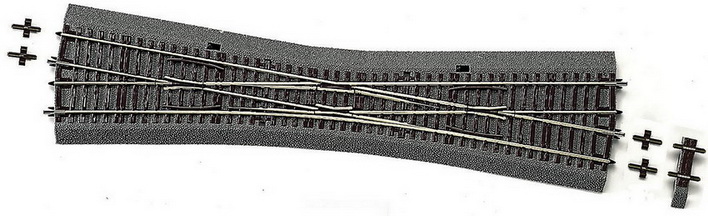 ROCO 42591 Spur H0  Einzelkreuzungsw. EKW-10    HA    59,9