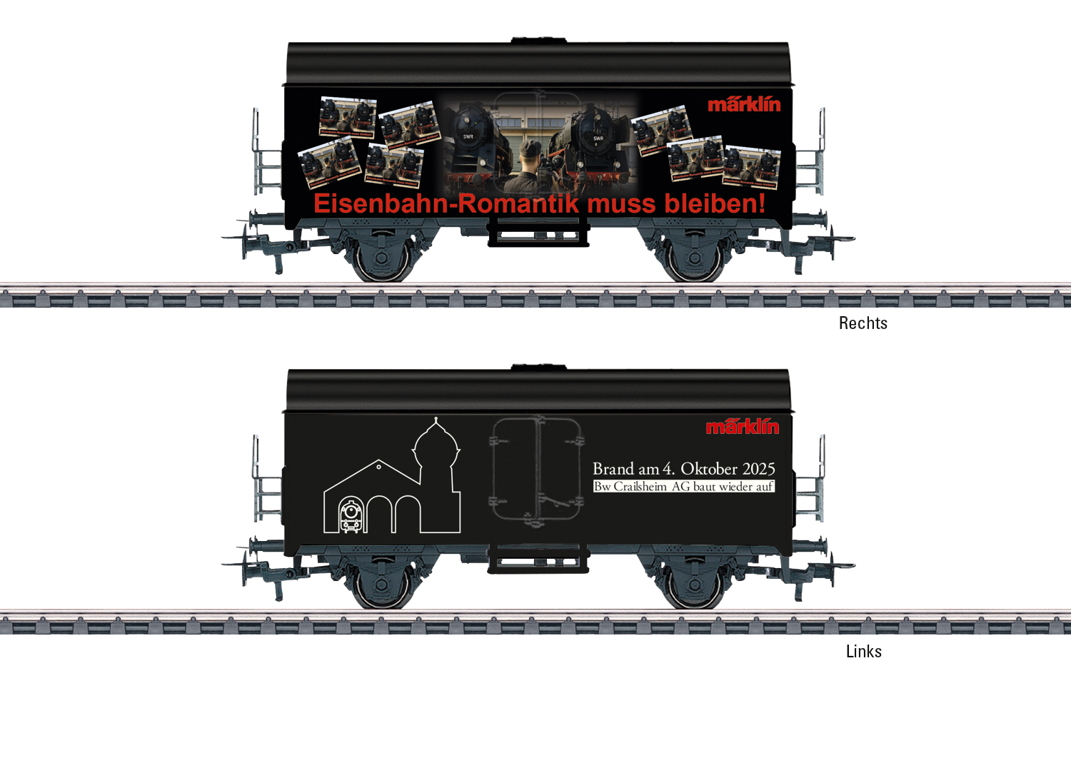 Märklin 44294 Spur H0 Kühlwagen Eisenbahn Romantik ##