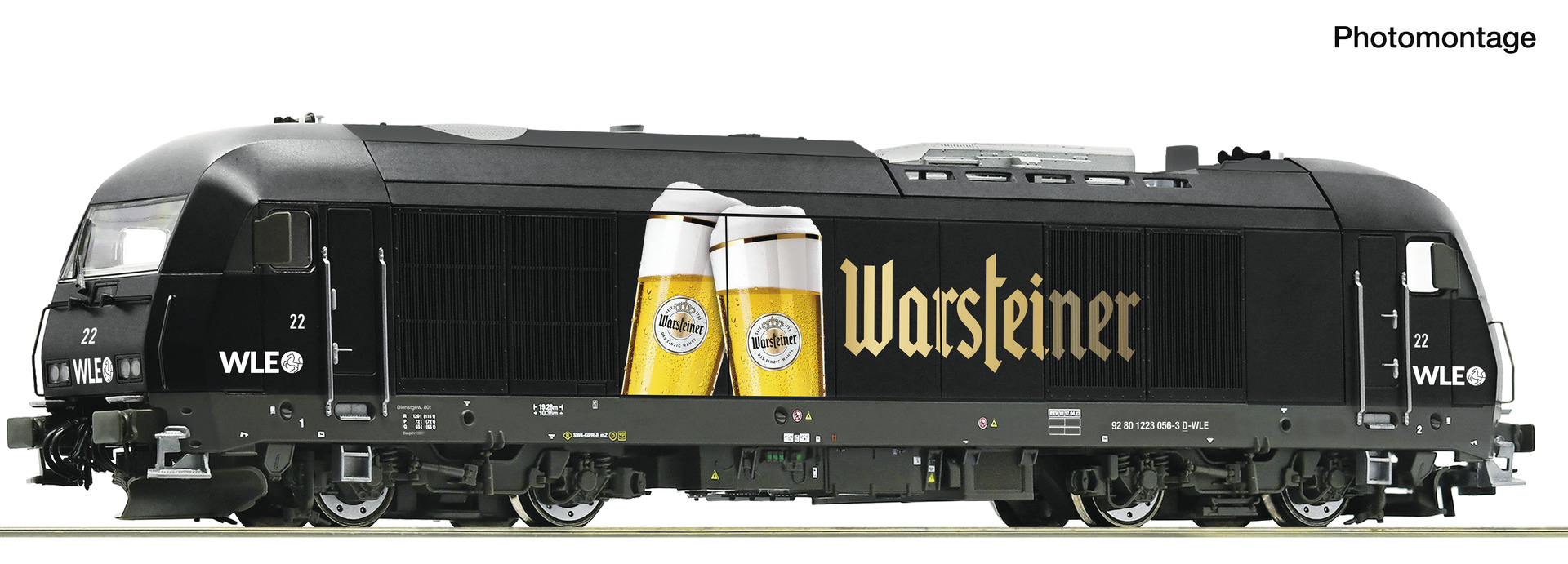 ROCO 7300104 Spur H0 Diesellok BR 223 WLE/Warsteiner D229,9