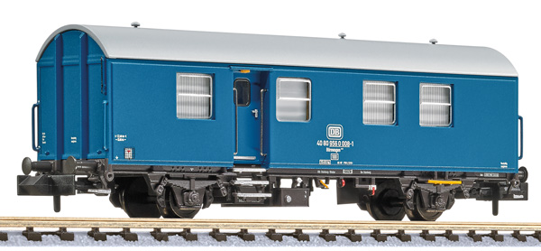 "Umbau-Bahndienstwagen, ""Bürowagen 412"", DB, ozeanblau, Ep