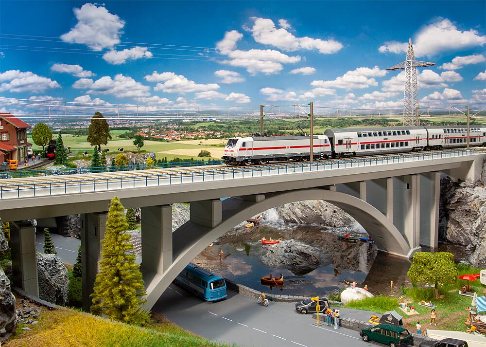 Faller 120505 Spur H0 Moderne Bogenbrü         [UVP 142,99 ]