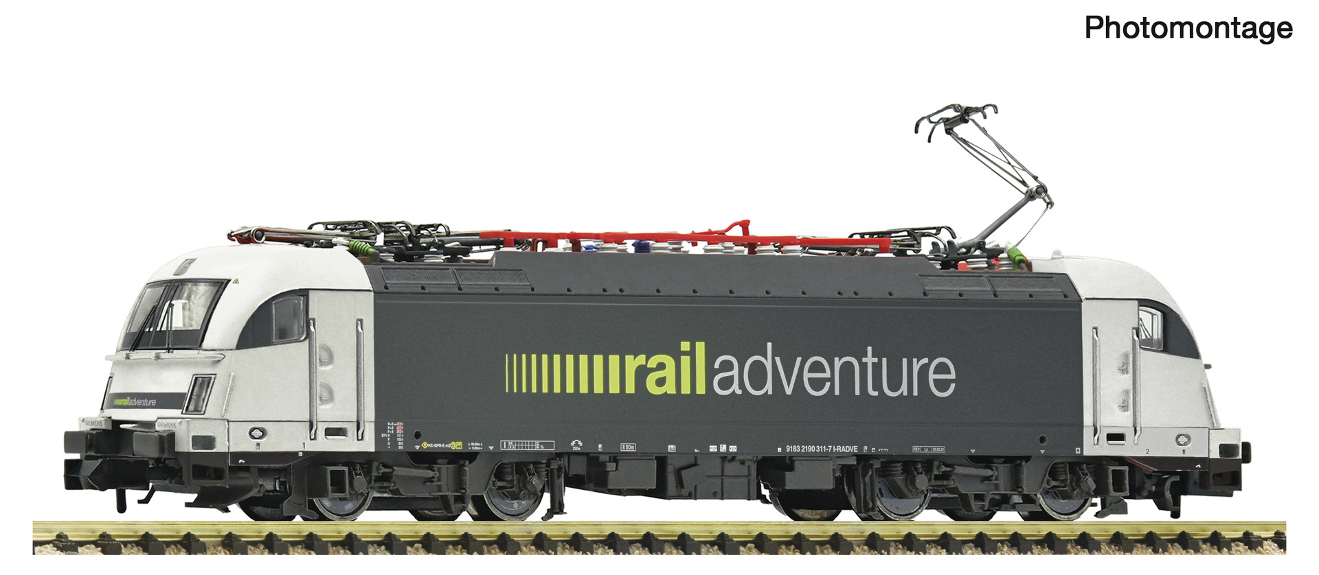 FLEISCHMANN 7570041 Spur N  E-Lok 190 311 Railadventure DCC-