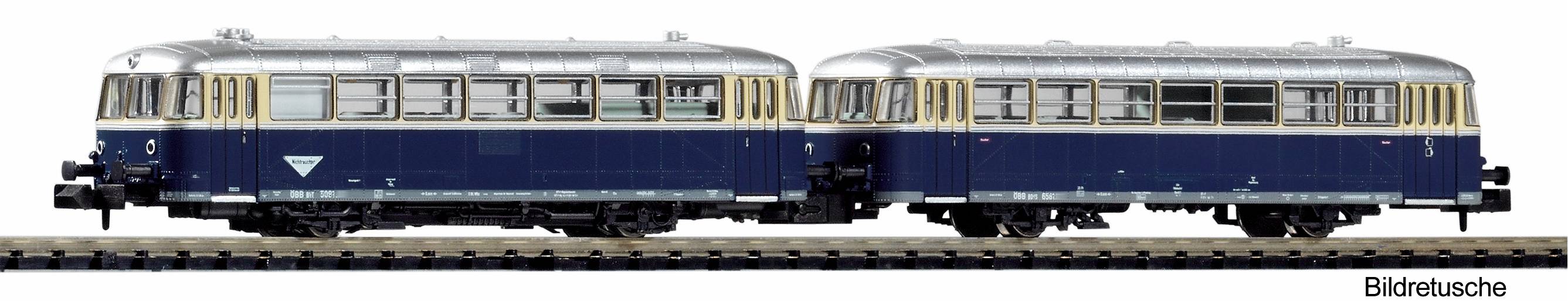 PIKO 40256 Spur N   N Schienenbus 5081 mit Steuerwag270
